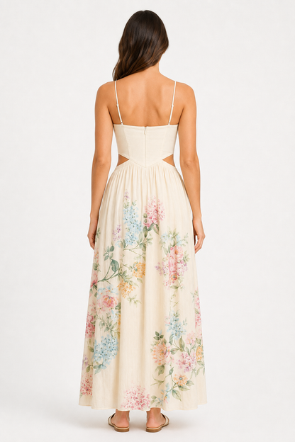 Florence Garden Cut-Out Maxi Dress