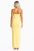Elegant Yellow Summer Dress