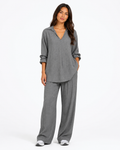 Grey Relaxed Fit Pants Set