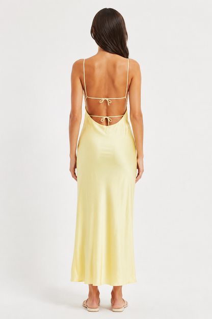 Solana Satin Maxi Dress