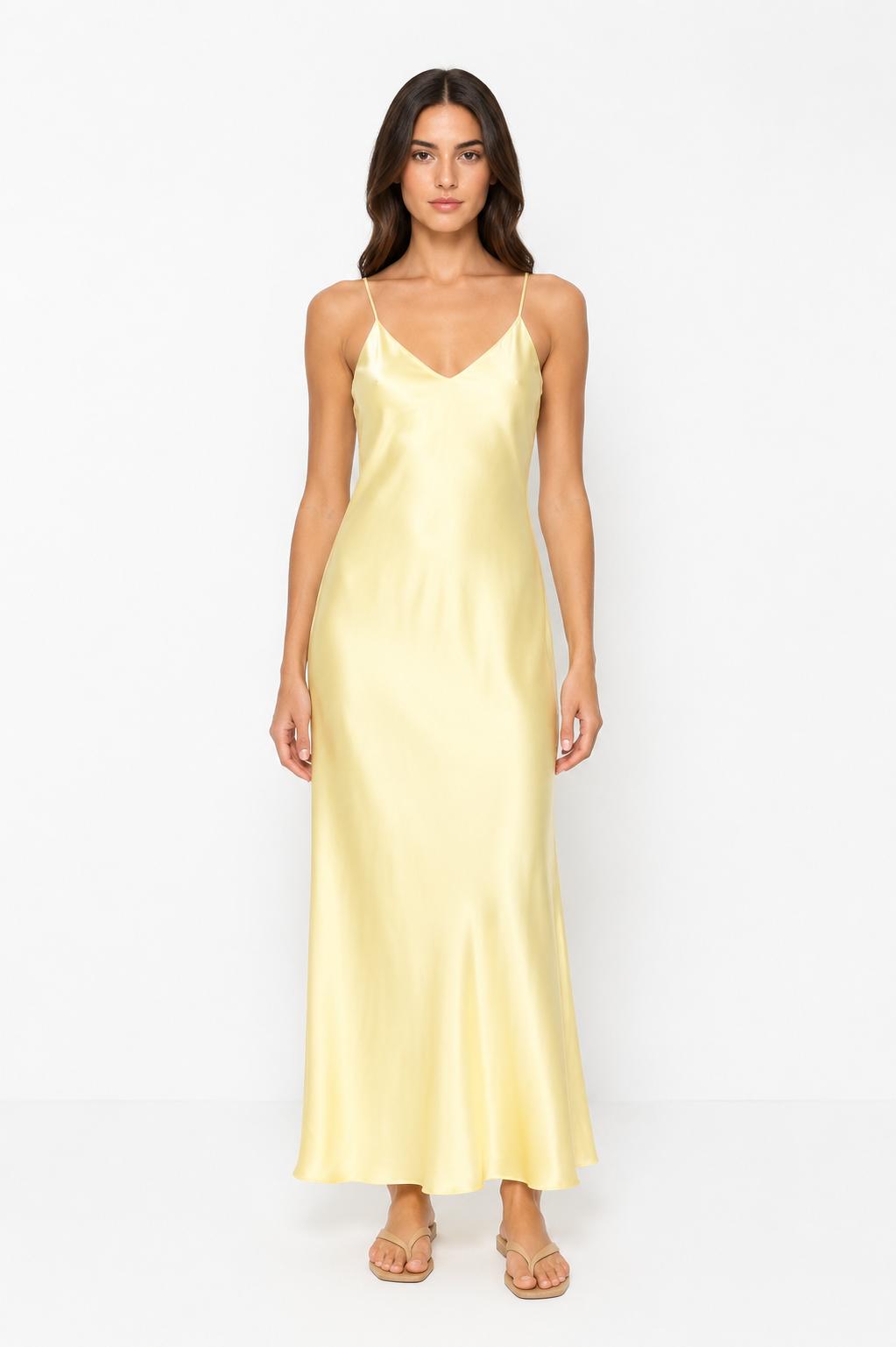 Solana Satin Maxi Dress