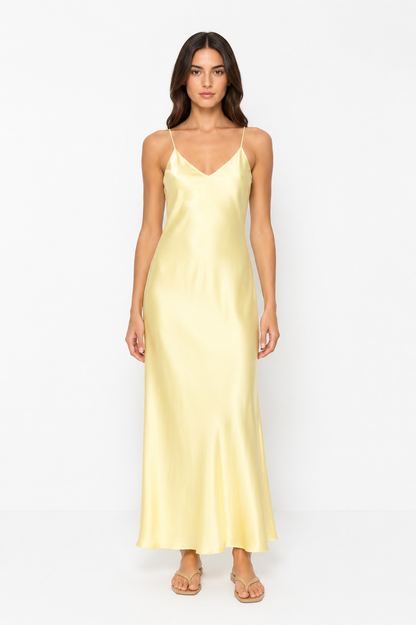 Solana Satin Maxi Dress